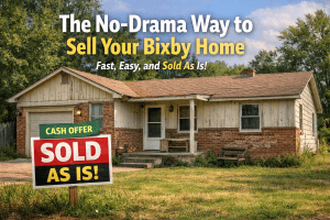 Older Bixby Oklahoma home sold as is with a fast cash offer