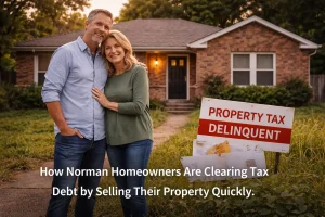 Older Oklahoma home representing a fast property sale solution for homeowners dealing with tax debt in Norman, Oklahoma