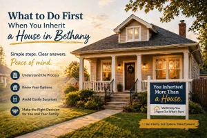 Bethany Oklahoma home with guidance on what to do first when inheriting a house and understanding next steps