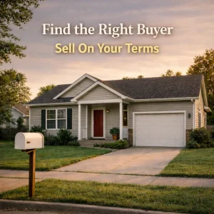 Home exterior in Edmond Oklahoma representing a homeowner selling to the right buyer with a simple stress free process