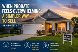 Midwest City home representing a simple and stress-free way to sell a probate property.